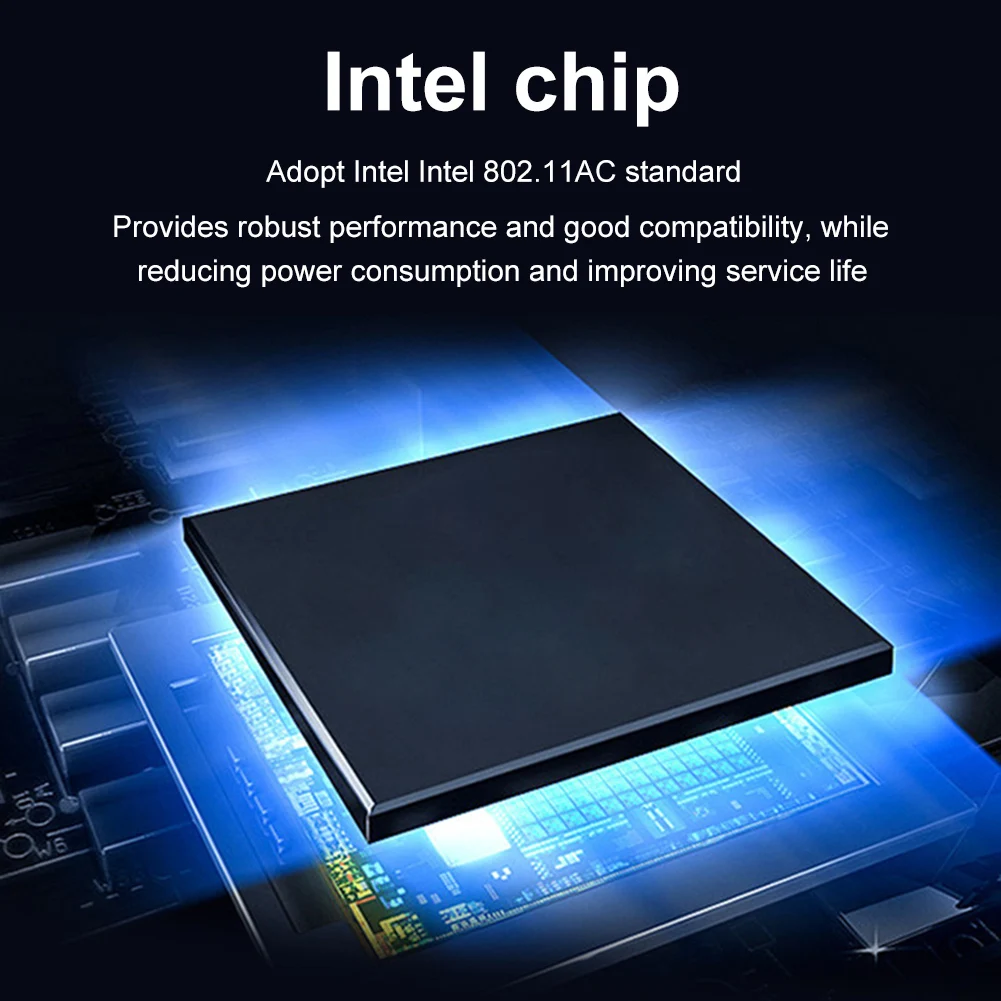 محول WiFi 4.0 PCI-E متوافق مع البلوتوث 802.11ac بطاقة WiFi لمايكروسوفت ويندوز 7/8/10/11 لينكس