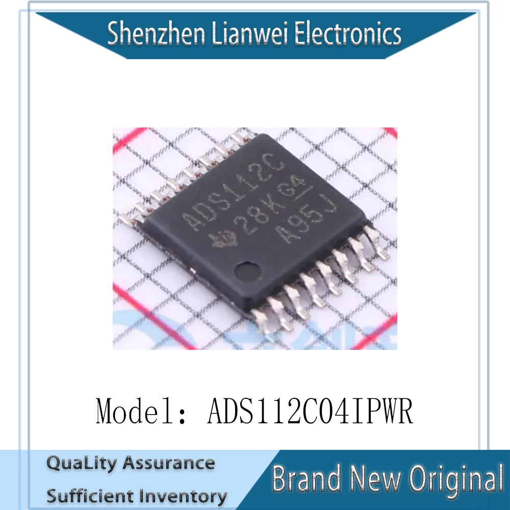 

(5 Piece) 100% New Original ADS112C04IPWR ADS112C ADS112C04IPW IC Chipset TSSOP-16