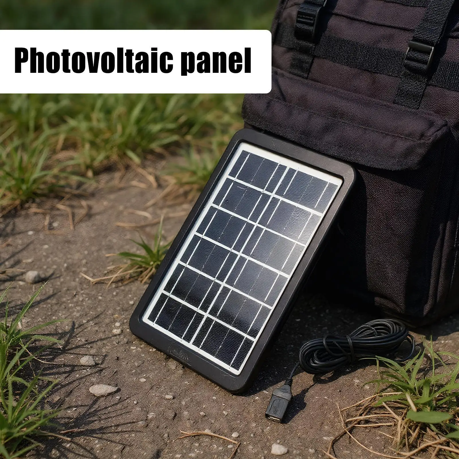 

Солнечное зарядное устройство Power Bank, быстрая зарядка, 6 Вт, 3 Вт, портативное зарядное устройство, аксессуары для кемпинга для автофургона, лодки, альпинизма, пешего туризма, автомобиля на открытом воздухе