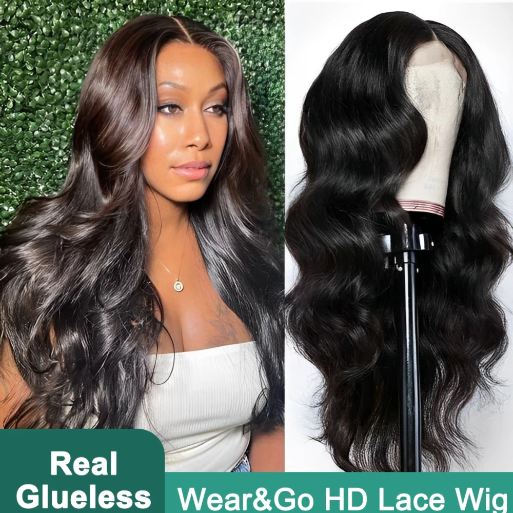 13x4 Transparent Lace Frontal Body Wave Human Hair Wigs for Black Women 180 13x6 Glueless Ready to Wear Brazilian Lace Front Wig