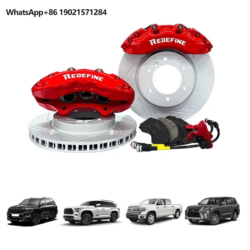 

High Performance Pads Discs Front 6 Pots Caliper Brake Kit for Land Cruiser Lc200 Sequoia Tundra Lexus Lx570