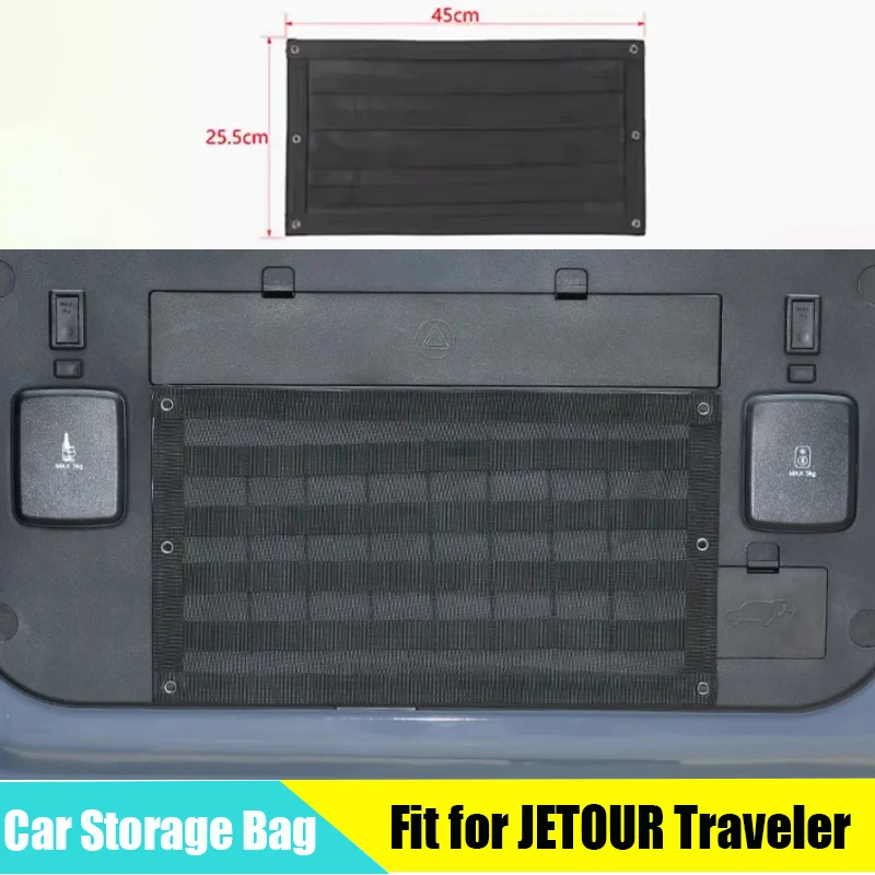 Tailgate Storage Bag Suitable for Chery JETOUR Traveler T2 2023 2024 Modification Trunk Storage Bag Interior Modification Parts