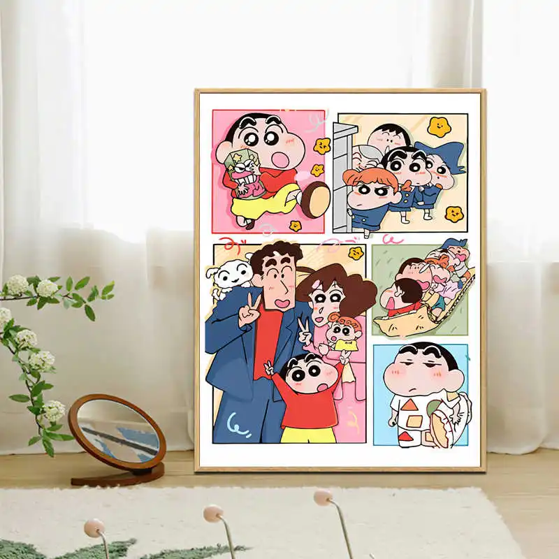 DIY بها بنفسك الكرتون الصبي عبر غرزة التطريز الصينية عبر الابره مجموعات للتطريز الكامل عبر الابره عدة لوحة على الحائط لتزيين المنزل