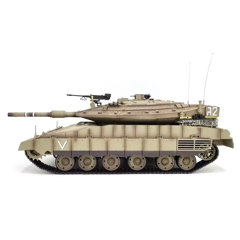 Heng Long 3958 1:16 IDF Merkava Mk IV RC tanque de batalla principal tanques militares de Control remoto para juguetes para adultos