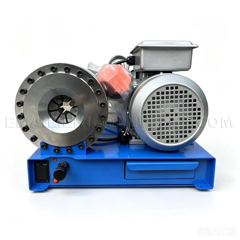 Customized Portable 1 Inch Hydraulic Hose Crimping Machine Powerful Electric Rubber Product Making Machinery with 8 Dies