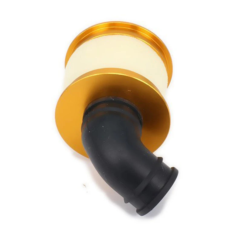 The New Air Filter Sponge Open Alloy Aluminum 04104 for 1/10 RC Hobby Model Nitro Car,gold