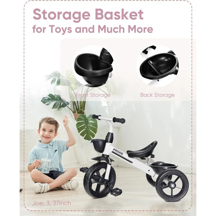 24ヶ月から4歳までの子供用三輪車、2.5歳から5歳までの幼児用三輪車、2～4歳の子供へのギフト用幼児用三輪車、トライク