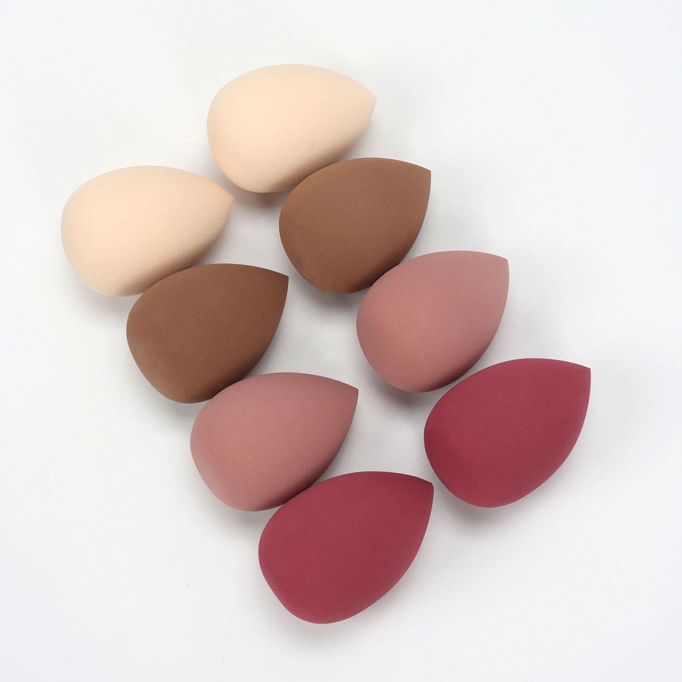 4/8 Foundation Blender; Cosmeticaspons; Gladde foundation; Verhullende schoonheidsspons; Make-upblender; - afbeelding 1