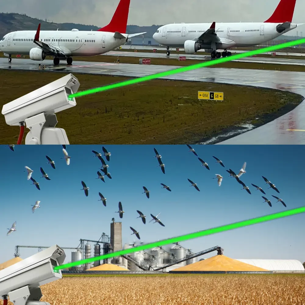 Smart AI High Effective Laser Bird Deterrent Pest Defense Long Distance Large Coverage For Birds Pigeons Animal Repeller Machine
