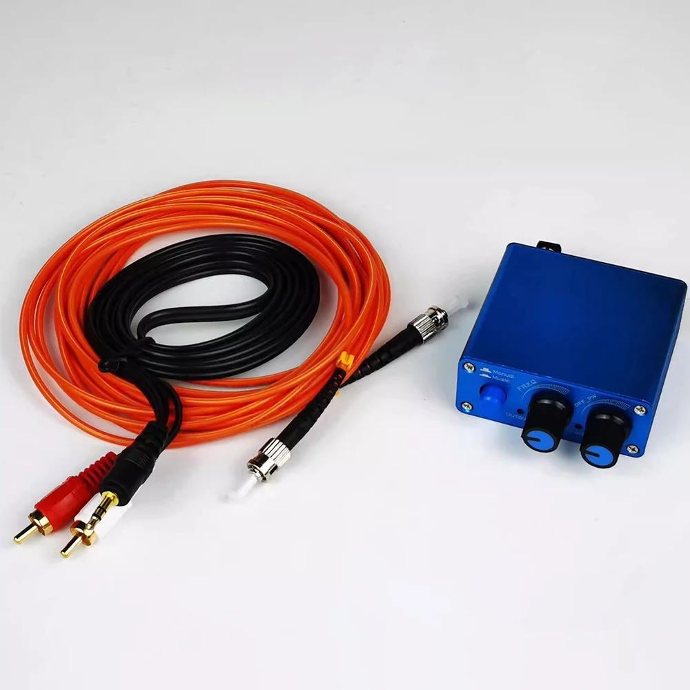 

DRSSTC Fiber Optic Arc Quenching Controller - Music Synchronized Wireless Lithium Battery Adjustable Pulse Width/Frequency