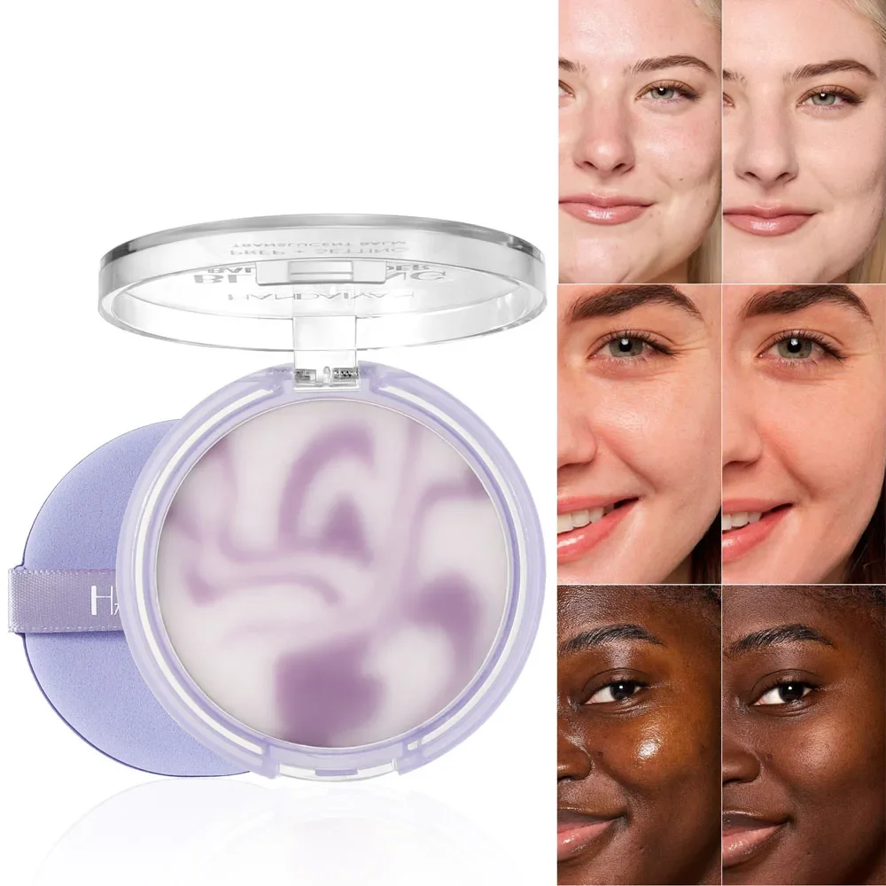 Polvo corrector mate sin parar, contorno tridimensional, ligero, Natural, resistente al agua, control de aceite