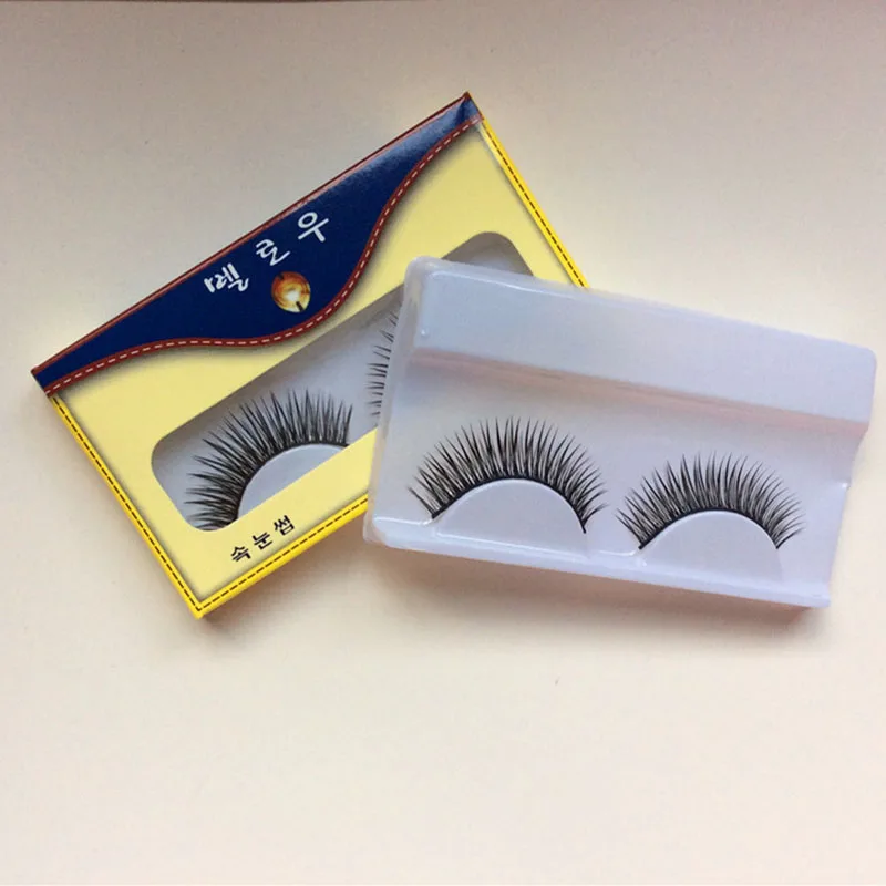 New 1 Pair 3d Eyelashes Faux Mink Lashes Natural Look Reusable Volume Eyelashes For Extension Eye Makeup Tools Accessories