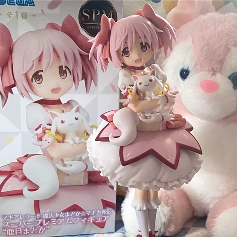 

Original Kaname Madoka Miki Sayaka Figure Anime Kawaii Girl Collection Action Figurines Model Statue Dolls Kids Toys Gift Decor