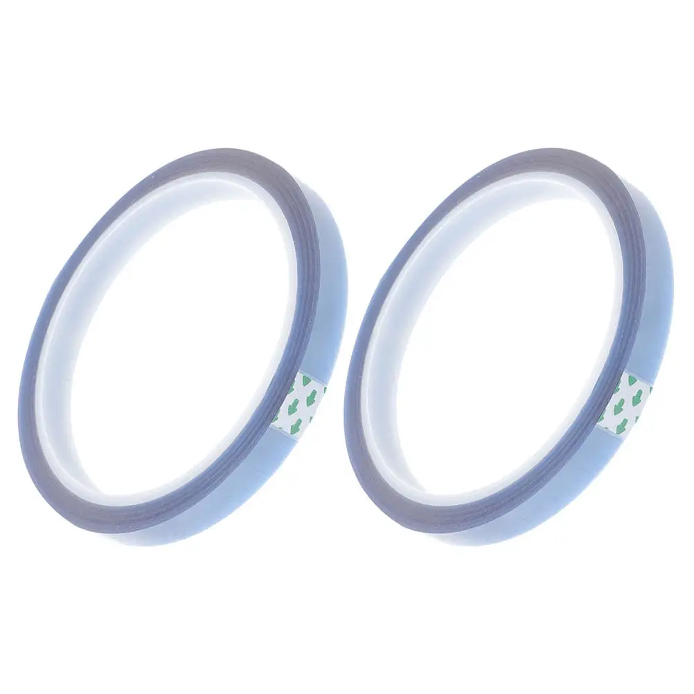 2 Rolls Heat Resistant Thermal Tape High Temp Transfer Tape for Sublimation Heat Press Electronics Printing Circuit Boards
