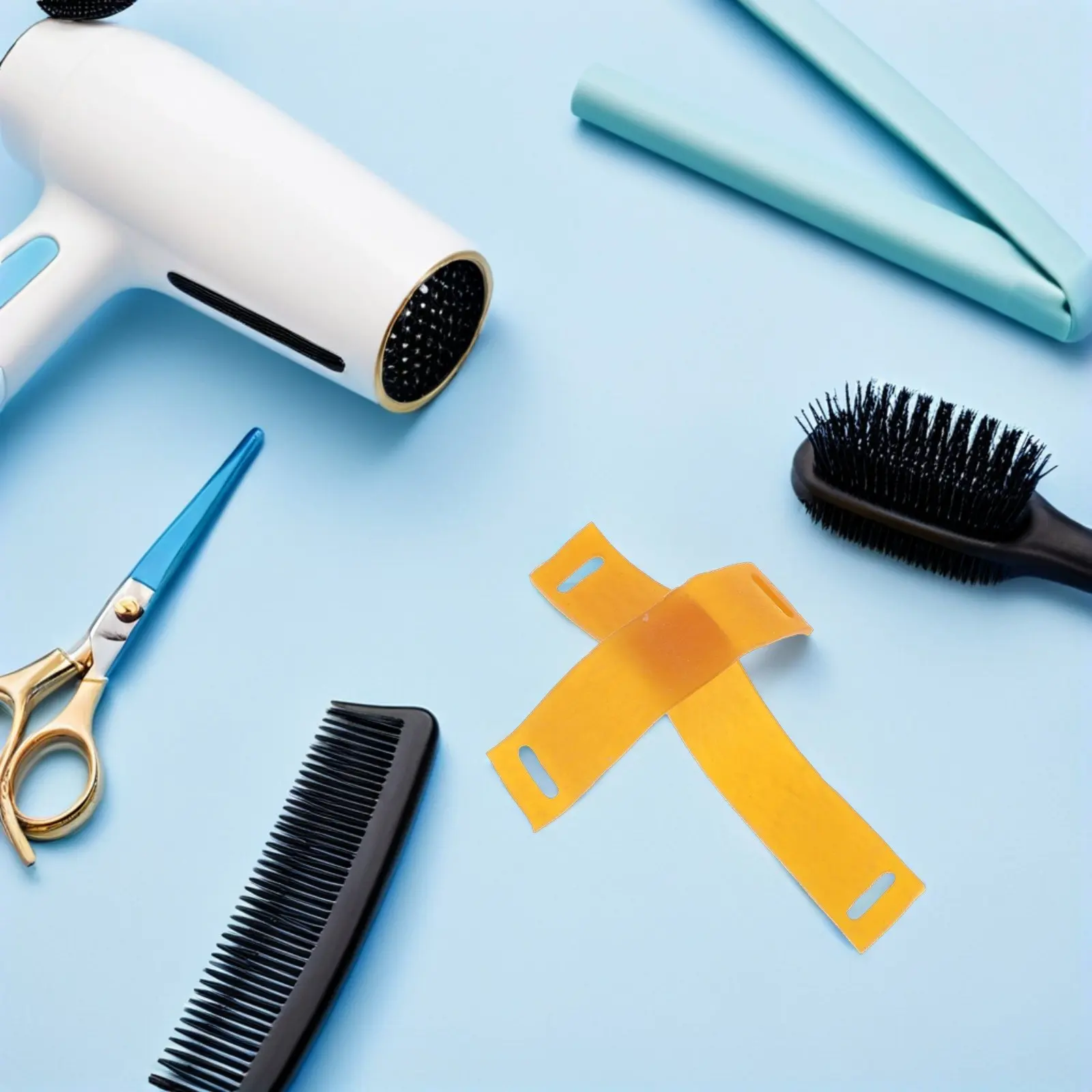 

20Pcs Perm Rod Rubber Bands No Damage Hair Bands Heatless Roller Accessories Secure Elastic Roller Straps Salon Perm Accessories