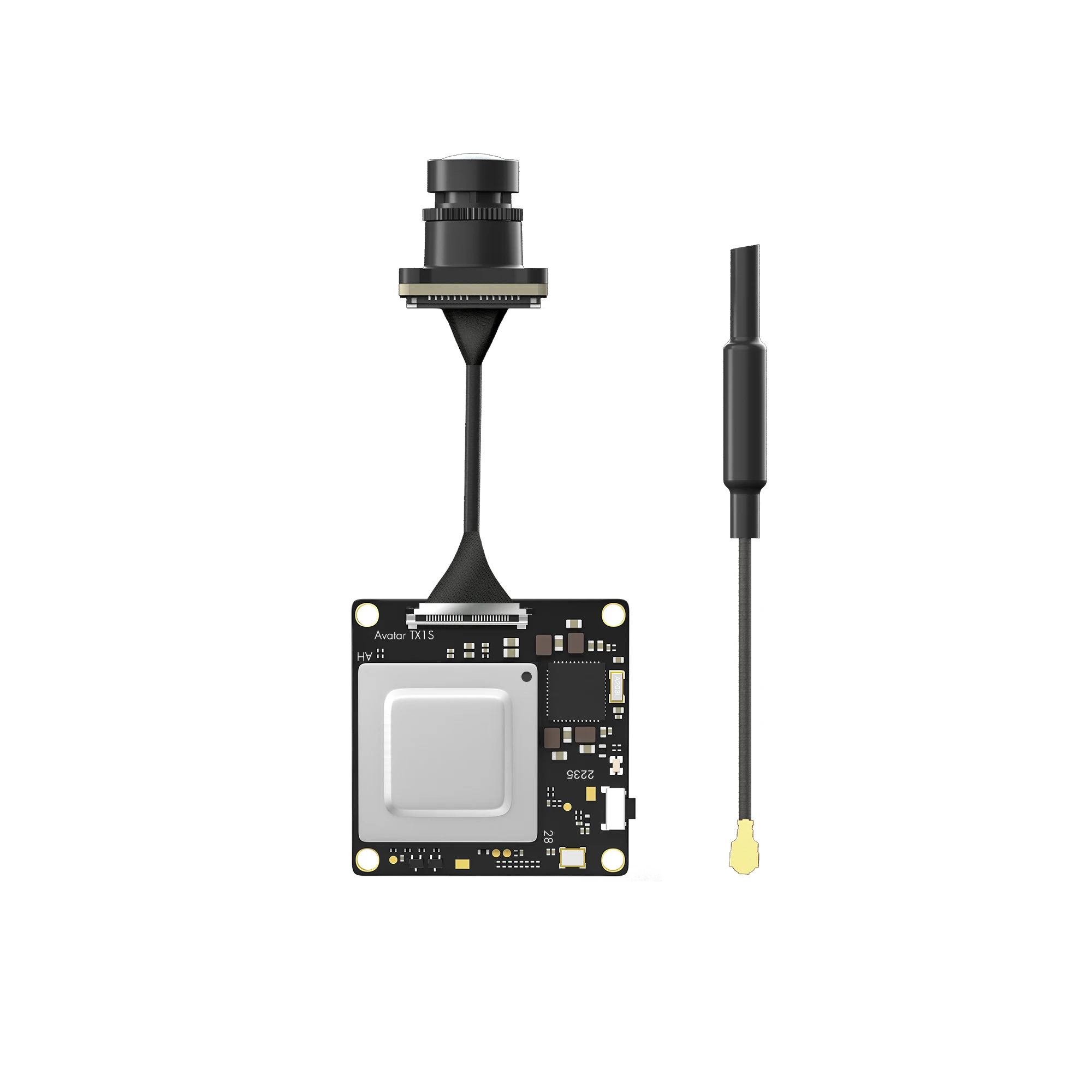 CADDXFPV Walksnail Avatar VRX 4km 4 Antena Compatible con HDMI 1080P/60FPS Mini 1S/1S Lite Kit Gafas analógicas X para FPV Baja latencia