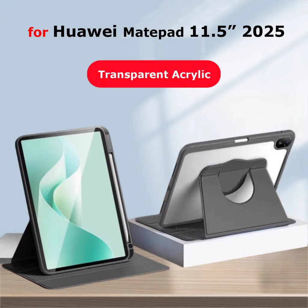 

For Huawei Matepad 11.5 New 2025 Pro 11 11.5-inch S Air11.5 PaperMatte 11 2023 2021 SE 10.4 SE 11 720° Rotating Magnetic Case