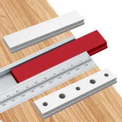 100MM T-Slider Aluminum Alloy Miter T-Track 30/45 Type T-slot Miter Track Jig T Screw Fixture Slot Woodworking Tools