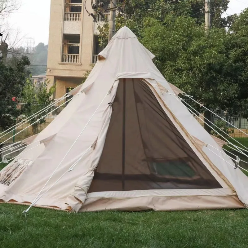 Waterproof 5m Sky Leather Tent 100% Cotton Canvas Wedding Tent Adult Outdoor Beautification