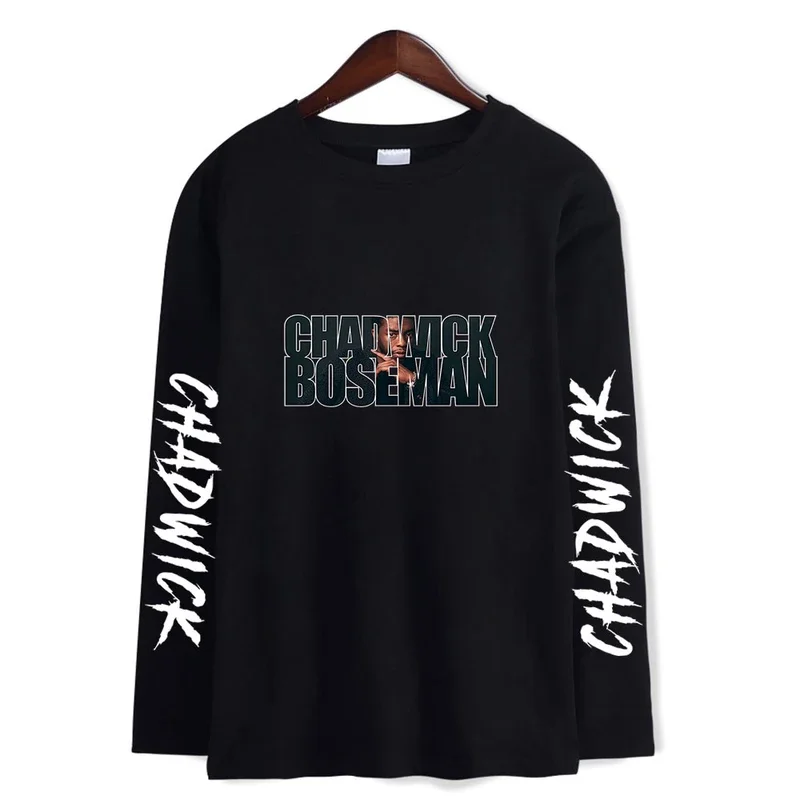 Chadwick Boseman Tshirts Women Casual Long Sleeve Chadwick Boseman RIP T-shirt Print for Men and Women shirts for men