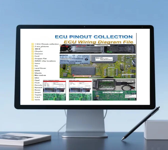 ECU Collection Pinout File Automotive ECU Pinouts collection For Ford/BMW/Toyota/Iveco Wiring Diagram ECU MapVS ALLDATA AUTODATA