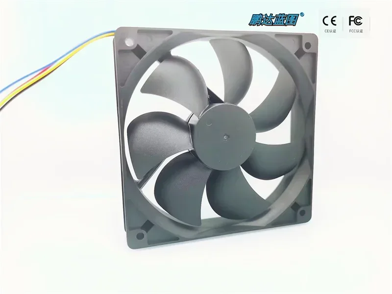 

aa 12025 dual ball bearing PWM temperature control 12V computer case 24V frequency conversion 12CM cooling fan 120*120*25MM