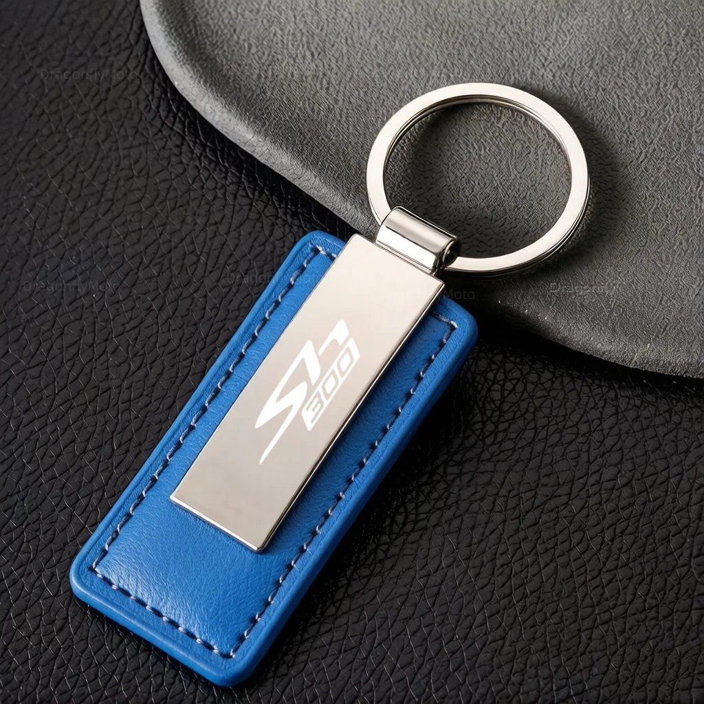 

Motorcycle Accessories CNC Keychain Keyring Fit For Honda SH300 SH 300 SH300I SH 300I I Key PU Leather Custom Keychain