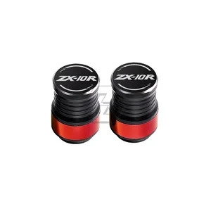 Pneu válvula tampas para Kawasaki, motocicleta acessórios, aro cobre, ZX-10R, ZX10R 8 principais vendas ponteira kawasaki zx10r - №8