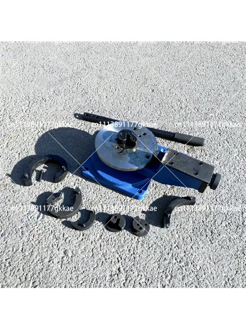 Manual Steel Flat Bar Bending Tool for Iron Work Gate Fence Furniture Square Tube Flower Frame Maker