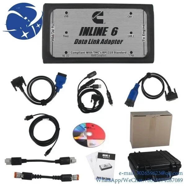 

yyhc Data Link Adapter V8.7 Heavy Duty Diagnostic Scanner for cummins inline6 inline 6 Truck Tool