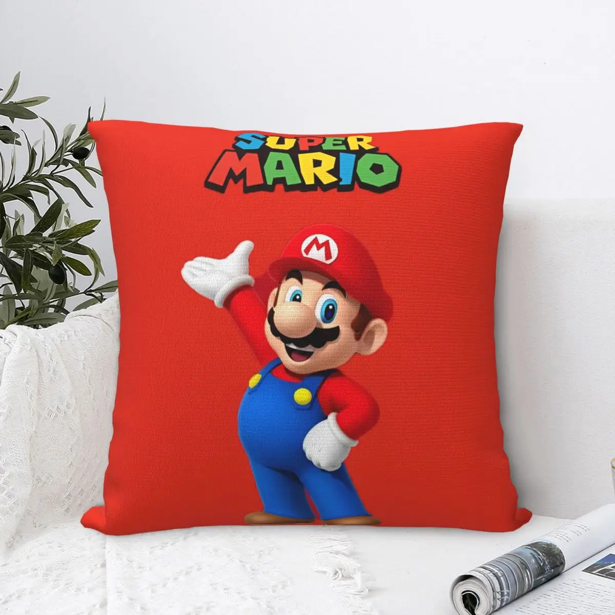

Наволочка Супер Марио Графический Чехол для подушки Современная наволочка для дивана Украшение дома Наволочки