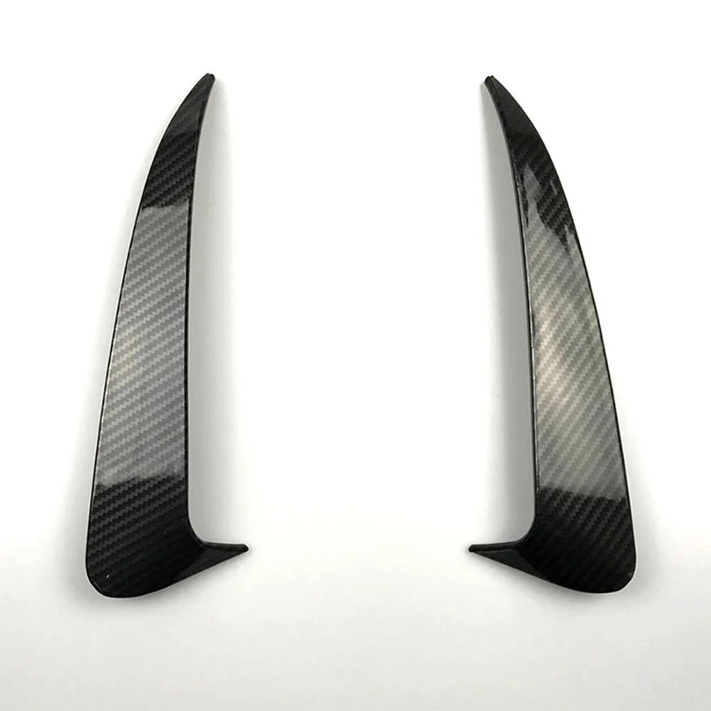 For Mercedes Benz C Class W205 Sedan AMG C43 C63 2015-2021 Car Body Rear Bumper Fender Splitter Spoiler Air Outlet Cover Trim