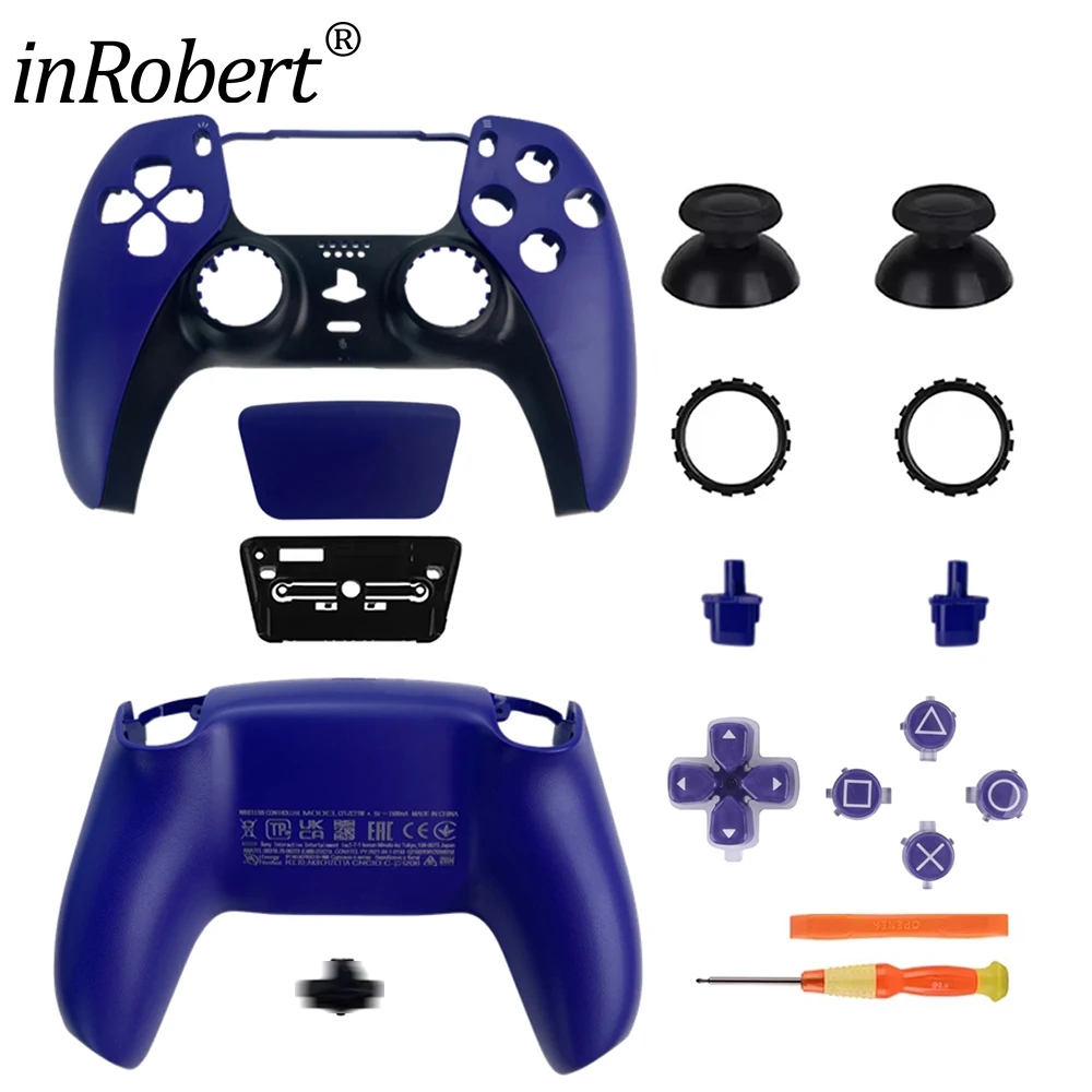

Replacement Shell for PS5 Replacement Controller Housing Shell Case Front and Back Cover for Dualsense5 Controllers