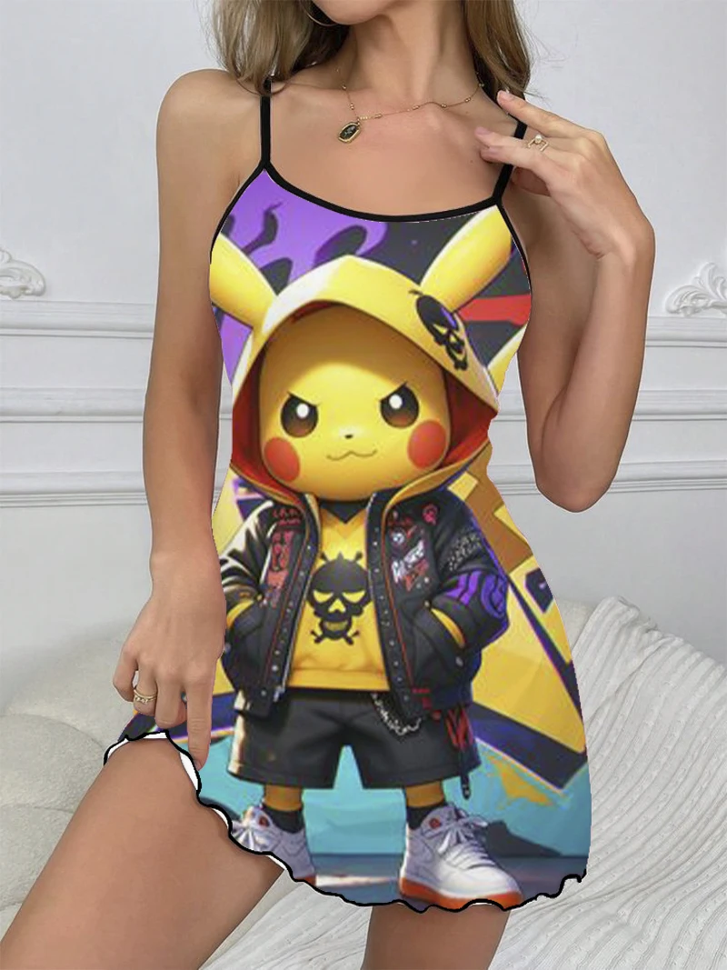 Pikachu Element Print Cosplay Costume Sexy Shop Products Dress Womens Dresses Women's Clothing Promotion Party