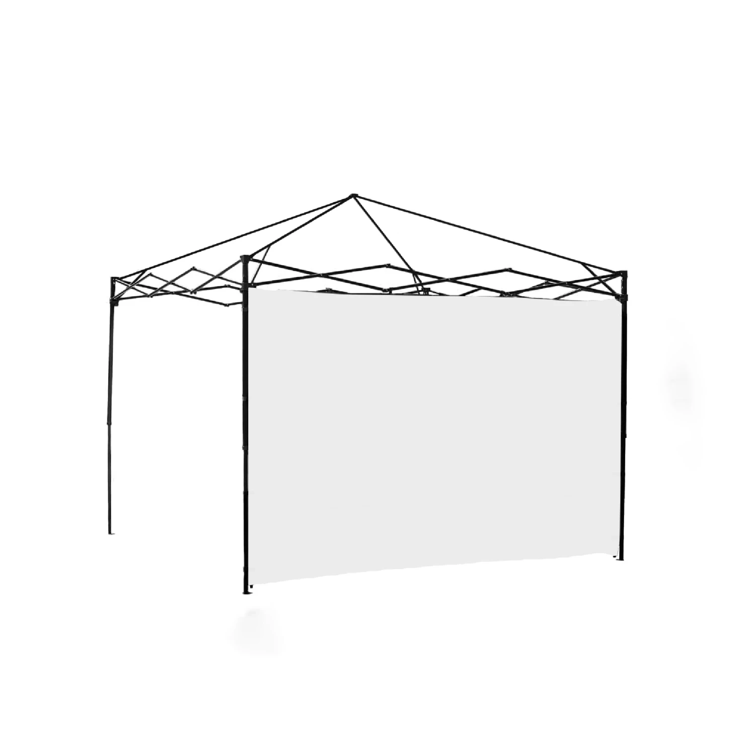 

Canopy Sidewall for 10x10ft Pop Up Canopy Tent, 3 Pack Sunwall, 2pcs with Windows,1pcs with zip.White