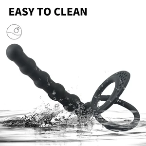 Manik-manik Anal Mainan Seks Anal Stimulasi Pijat Prostat Dildo Cincin Ayam Ganda Sumbat Pantat Silikon Mainan Seks untuk Pasangan Wanita Toko Seks 8 manik-manik anal penjualan terbaik besar - №