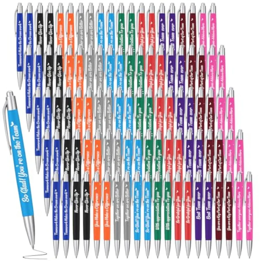 

200 шт. вдохновляющих ручек для сотрудников, подарок для поощрения, черные шариковые ручки с забавными мотивирующими надписями, оптом для офиса