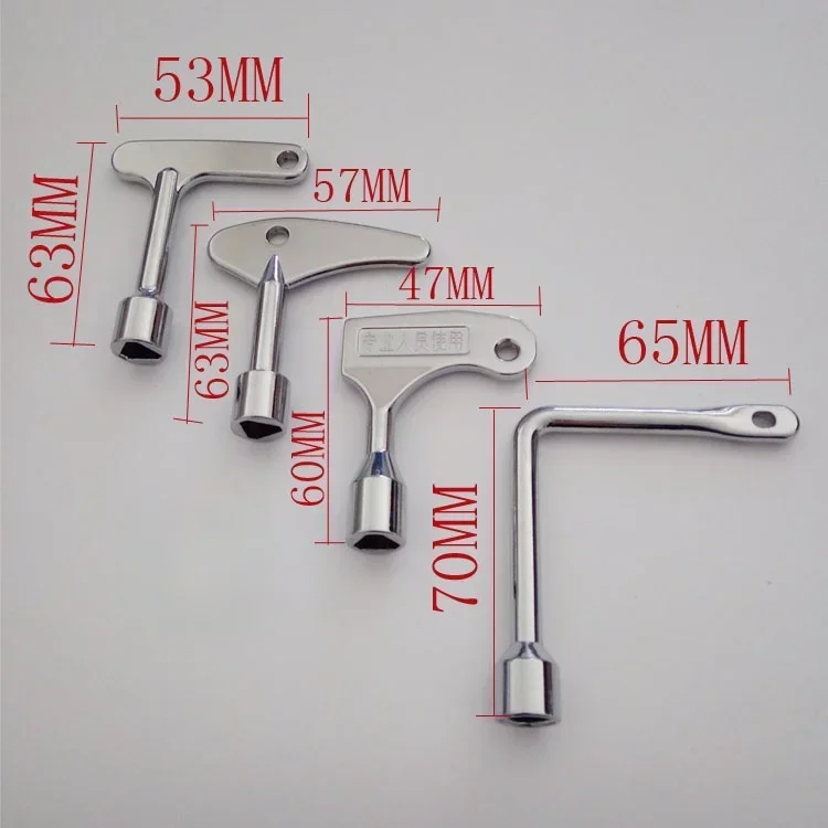 Chiave a triangolo di alta qualità serratura a chiave per ascensore chiave multifunzione per armadietto elettrico chiave universale