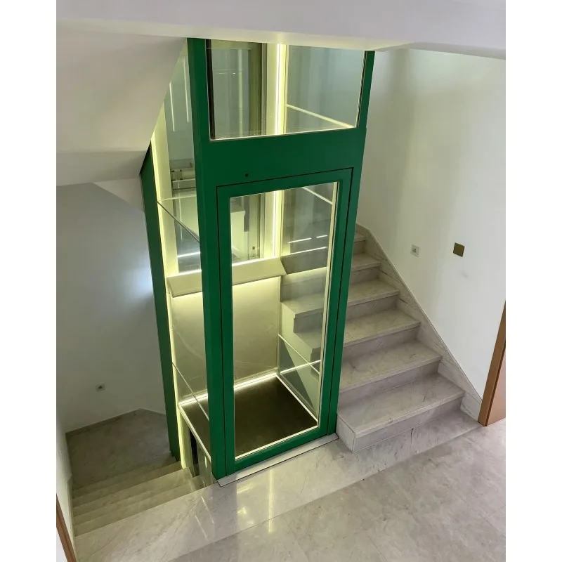 Safe and Portable Home Panoramic Elevators for Family Vertical Platform Lift Residential Elevators Villa Glass Elevator Lift