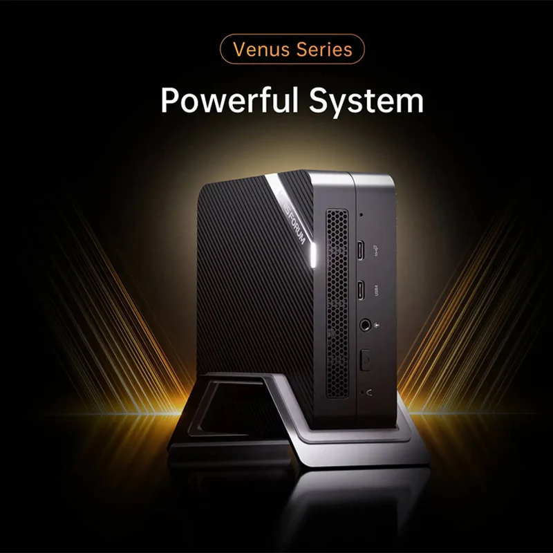 미니스포럼 UM773 Lite 게이머 미니 PC AMD 라이젠 7 7735HS 마이크로 컴퓨터 윈도우 11 DDR5 32GB 1TB SSD USB4 베어본 데스크탑 HTPC 썸네일 6