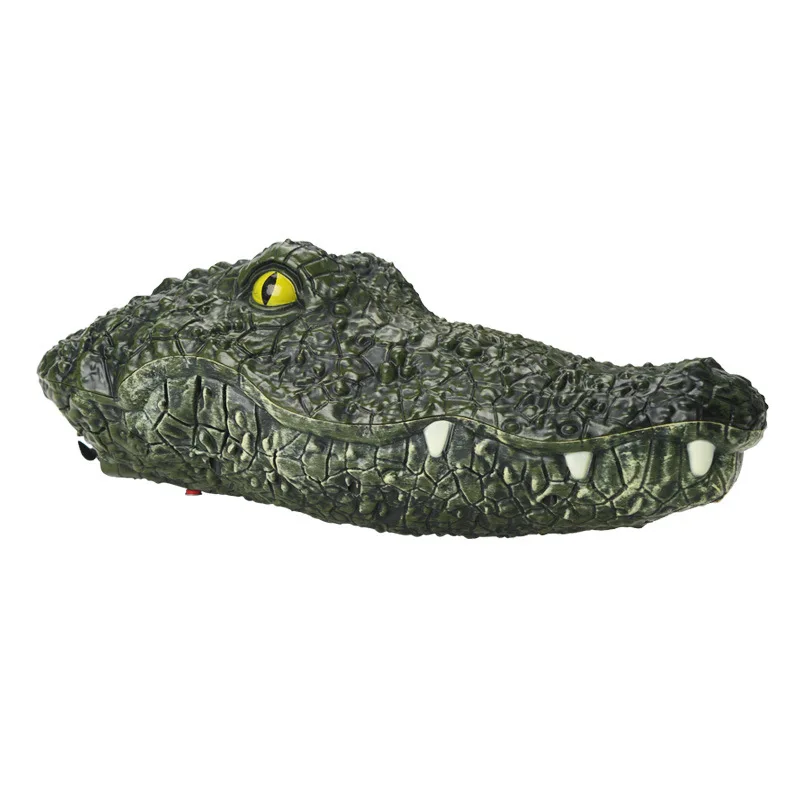 Jjrc 0030 Crocodile électrique à quatre voies 2.4g bateau télécommandé Simulation bateau électrique flottant sur l'eau parodie jouet pour enfants