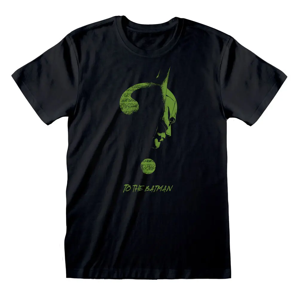 LICENSE THE  SILHOUETTE THE RIDDLER PRINT BLACK T-SHIRT