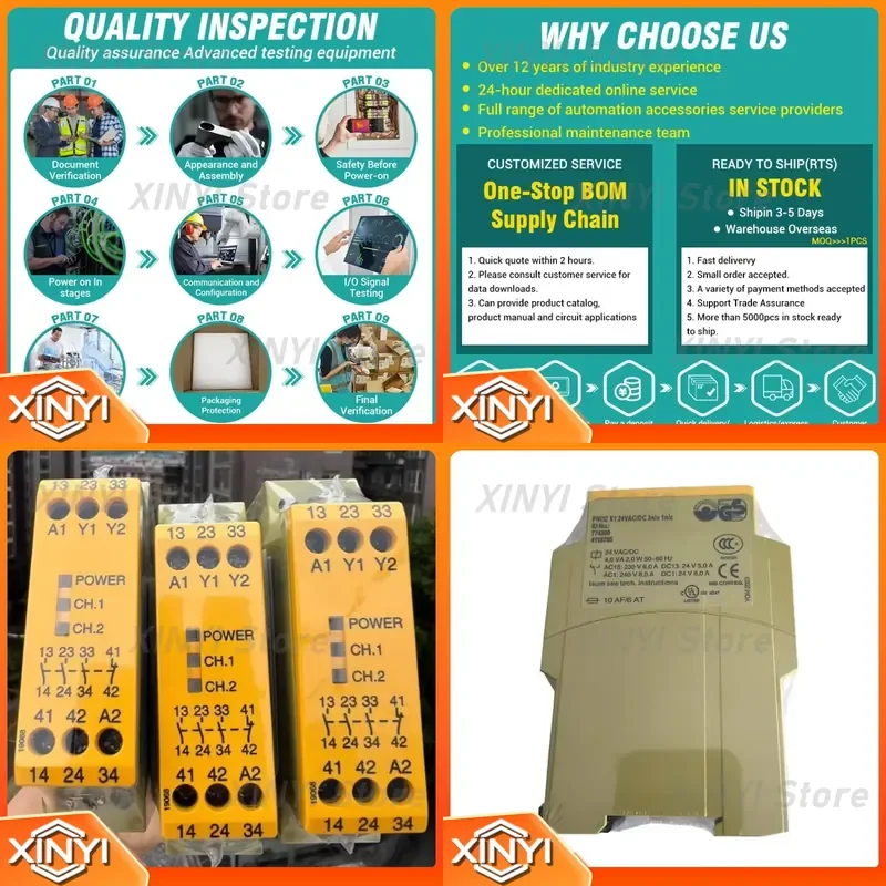 for 774300 Control Overload Safety Relay Module IO Module for General Industrial Electrical Equipment