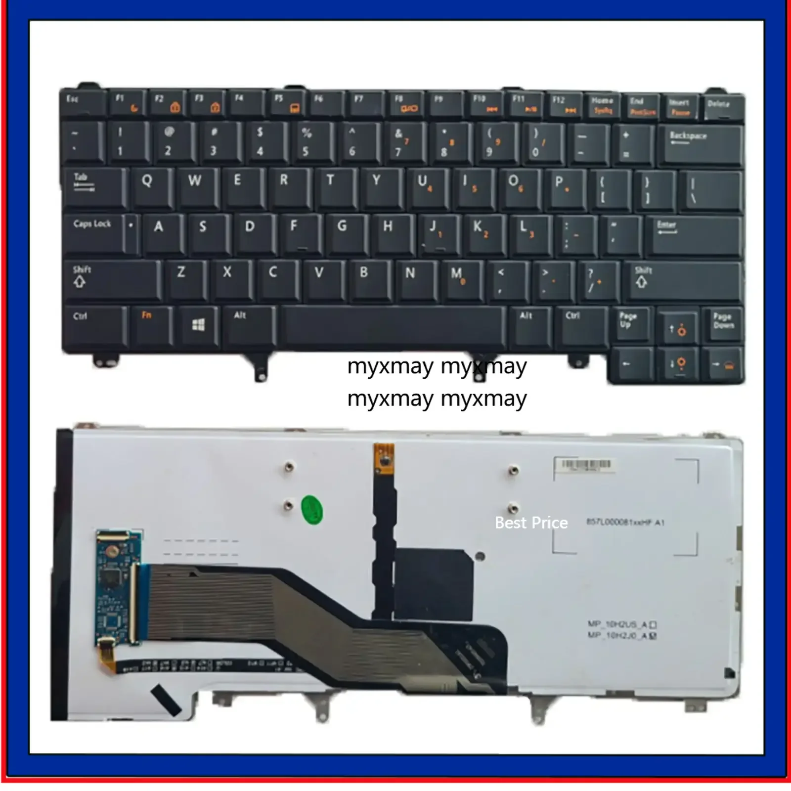 

Клавиатура ноутбука США для DELL Latitude E5430 E6330 E6430 E6320 E5420 4D57R 0J7P23 0MHRXC