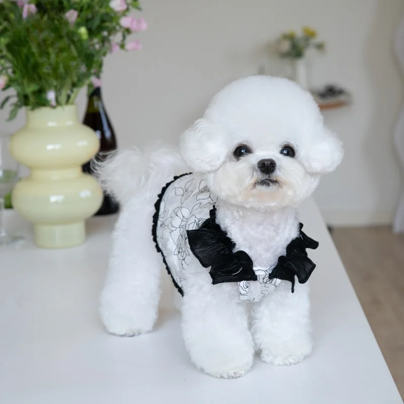 

Dog Dress Summer Cat Dog Clothes Skirt Princess Dresses Puppy york Yorkie Pomeranian Poodle Bichon Maltese Small Dog Clothing