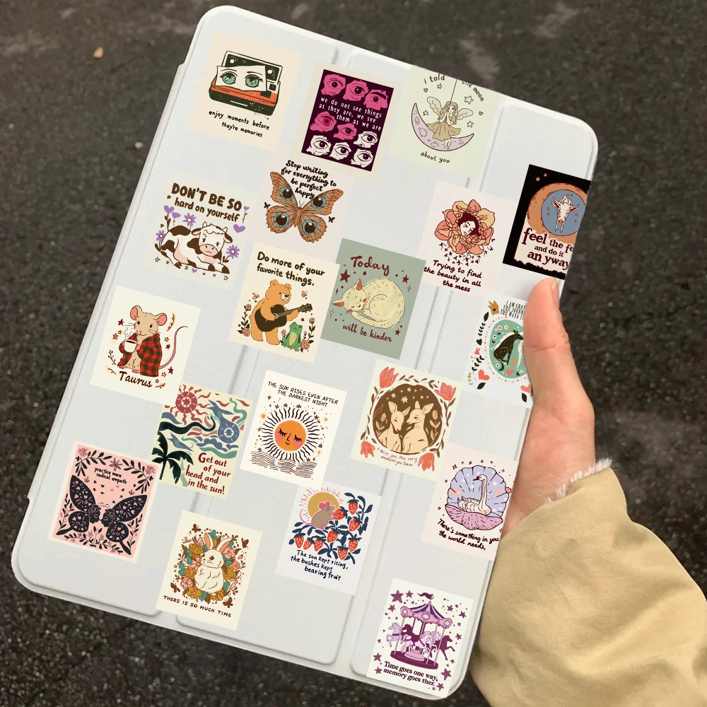 50 Stück seltsame Encouragem-Aufkleber für Laptop, Sammelalbum, Gepäck, Gitarre, Helm, DIY, Graffiti-Aufkleber, kreative Geschenke – Detail 10