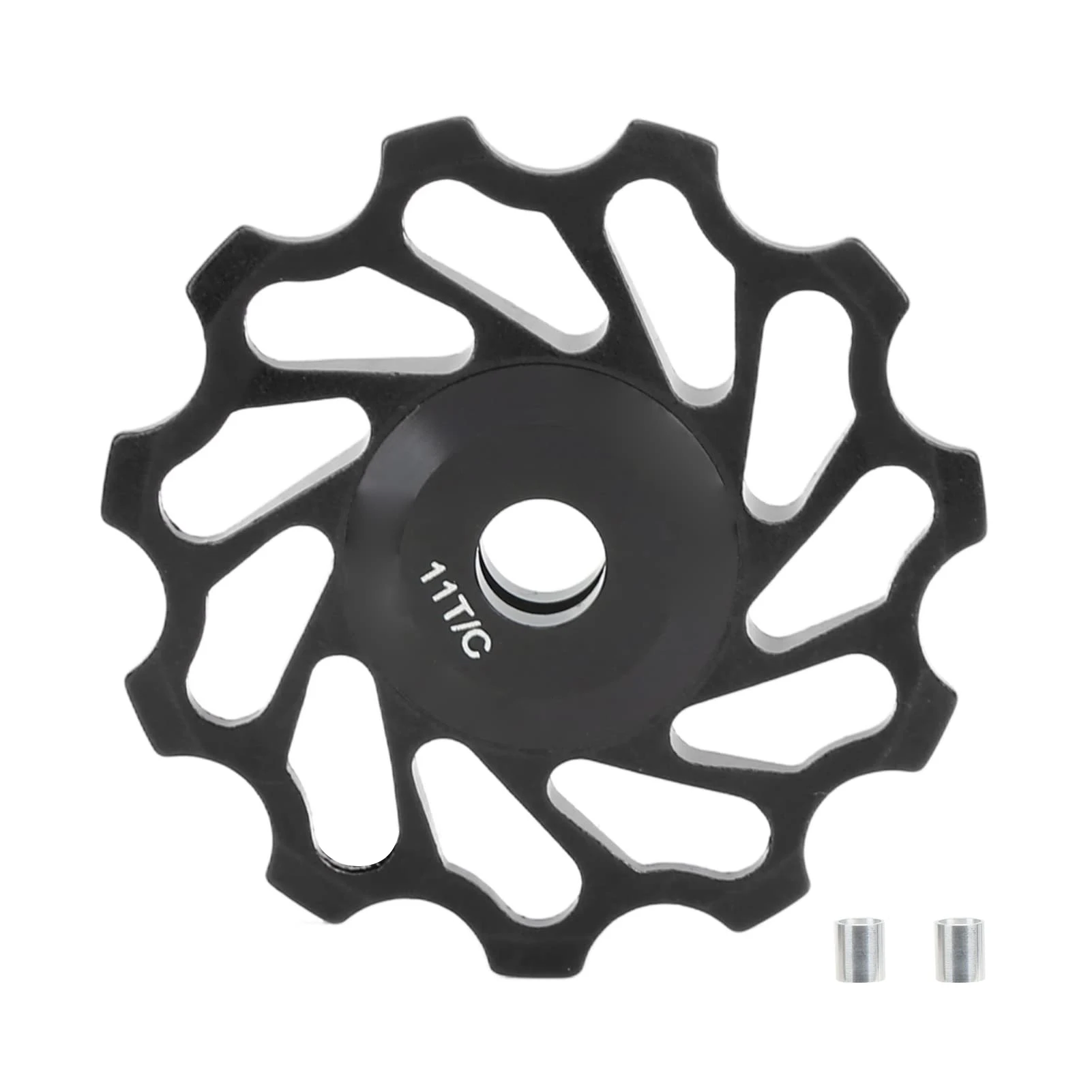 11T Hollow Aluminum Rear Derailleur Pulley Wheel for Mountain and For road Bikes Optimized for Weight Reduction and Performance