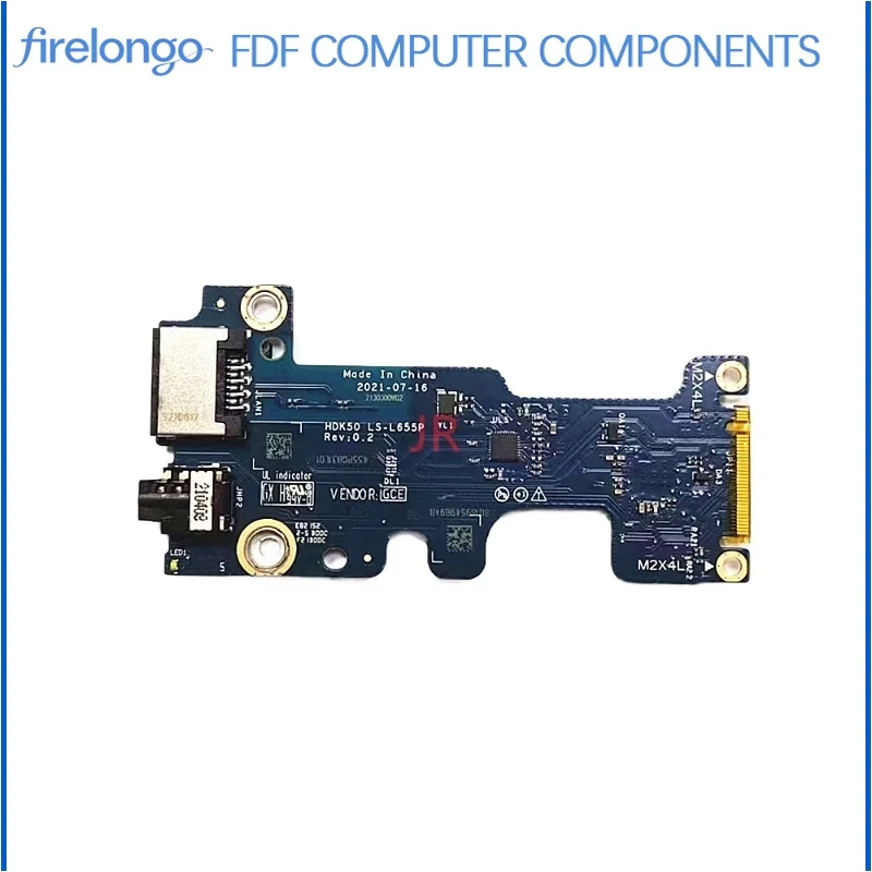 

For Dell G15 5520 5521 G16 7620 Audio Jack IO Board LS-L655P Laptop Sound Card Port Replacement
