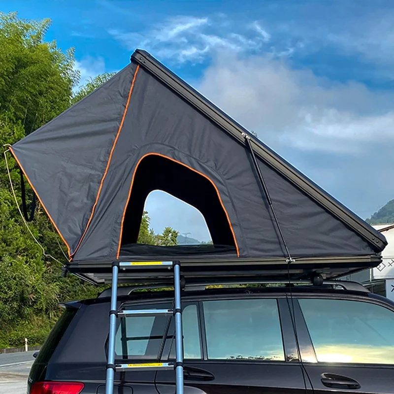 Outdoor Waterproof Auto Rooftop Tent Triangle 1-2 Person Car Camping Tent