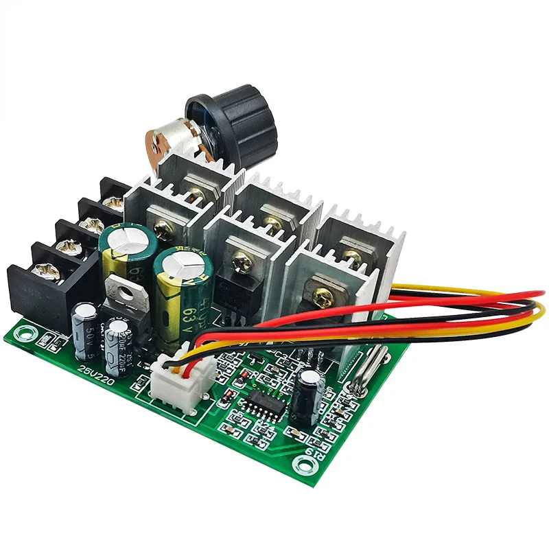 12V24V36V Brushless Motor Governor with Switch 40A DC Reducer Overload Locked rotor Low Voltage Protection